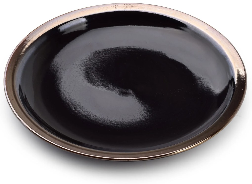 Porcelánový tanier Cal 20 cm čierny