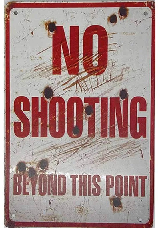 Ceduľa No Shooting
