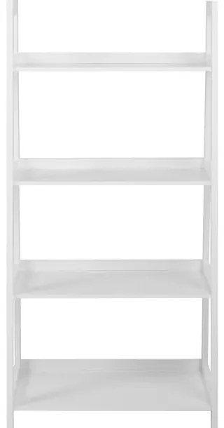 Biely štvorposchodový regál Actona Wally