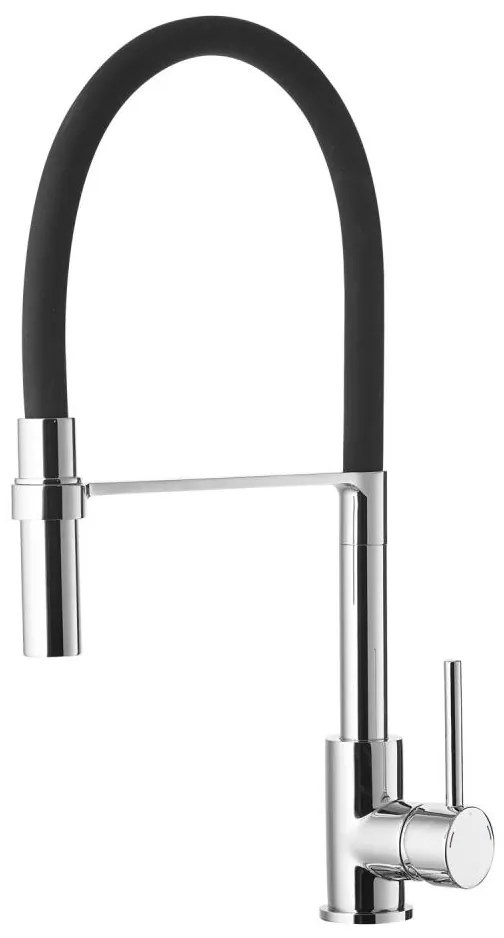 ALVEUS 1129024 - Drezová batéria s flexibilným ramienkom ELIA 45 cm chróm/čierna