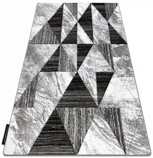 Koberec ALTER Nano trojuholníky, sivý