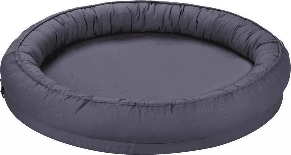 Ľanové hniezdo pre deti grafitové 110cm