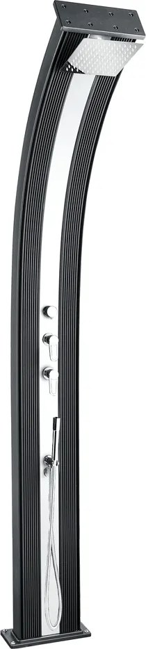 Formidra Solárna sprcha DADA CURVE 40L Antracit Inox