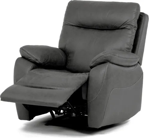 Polohovacie kreslo sivé, elektrické TV-4094 GREY3