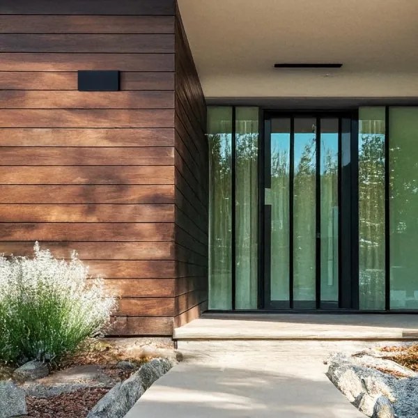 Brilagi - LED Vonkajšie nástenné svietidlo DOUBLE CUBE LED/12W/230V čierna IP65