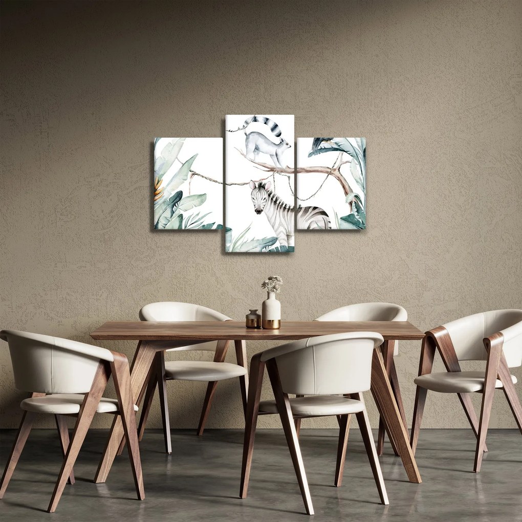 Obraz - Exotické zvieratká (90x60 cm)