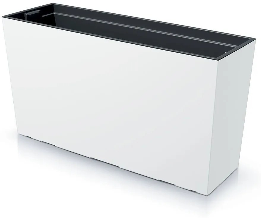 Stredný truhlík s vkladom CORBI 77 cm biely