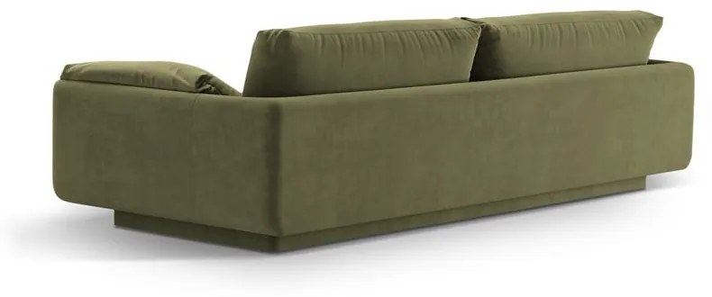 Svetlozelená zamatová pohovka 220 cm Torino – Micadoni