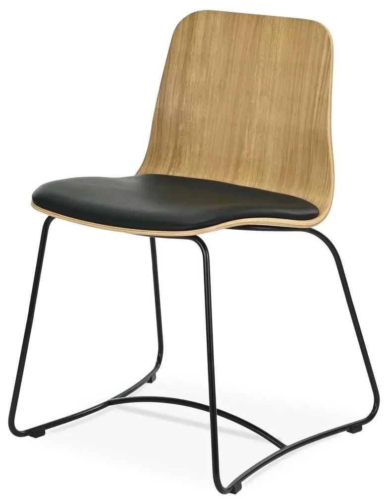 FAMEG Hips - AM-1802 - jedálenská stolička Farba dreva: dub premium, Čalúnenie: látka CAT. D