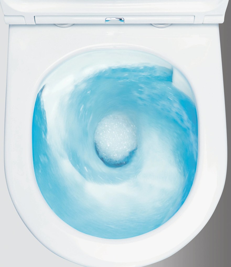 Deante WC kombi bez okraja Jasmin so zadným odpadom a WC sedadlom SoftClose - CDJD6RPS