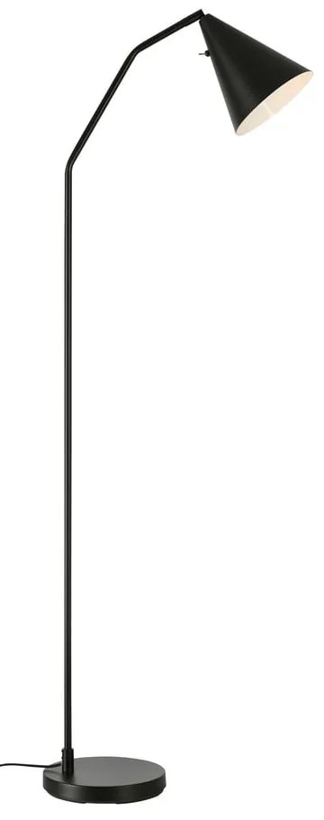 Čierna LED stmievateľná stojacia lampa s kovovým tienidlom (výška 144 cm) Funil – Markslöjd