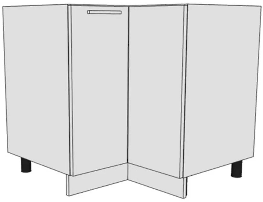 Skrinka do kuchyne Bono Drp Pl Biela Alaska/Biely