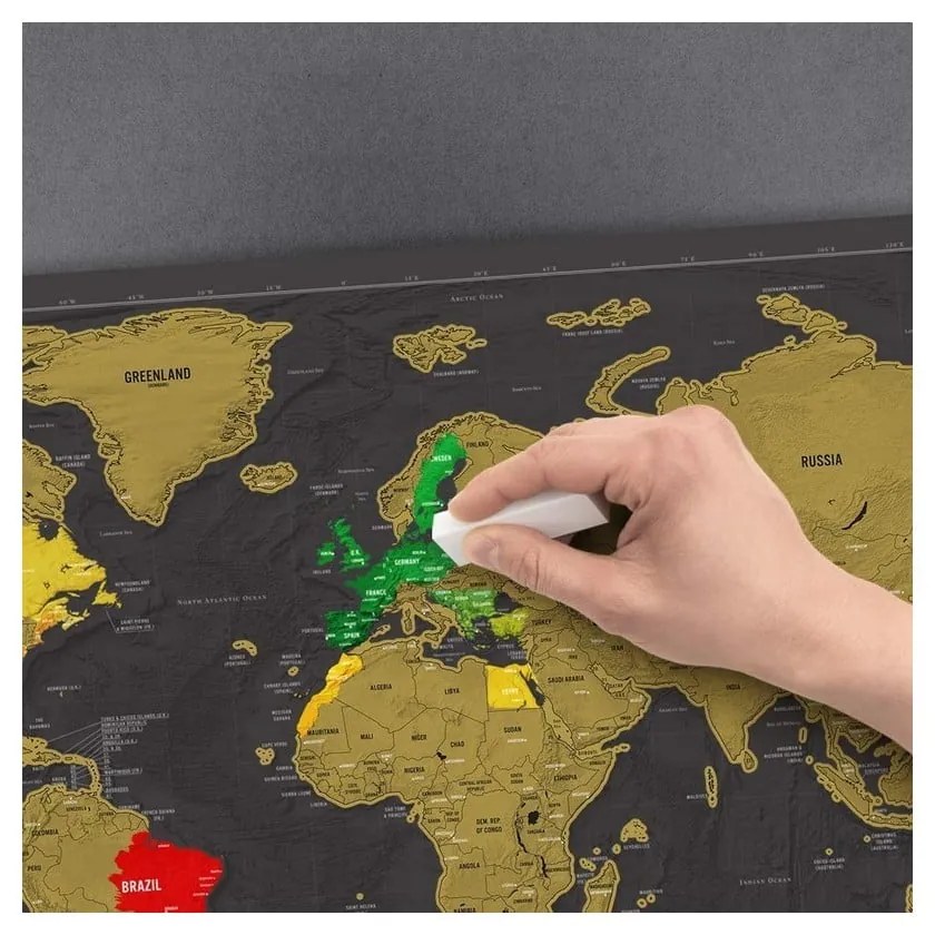 Zotieracia mapa sveta Ambiance Travelling