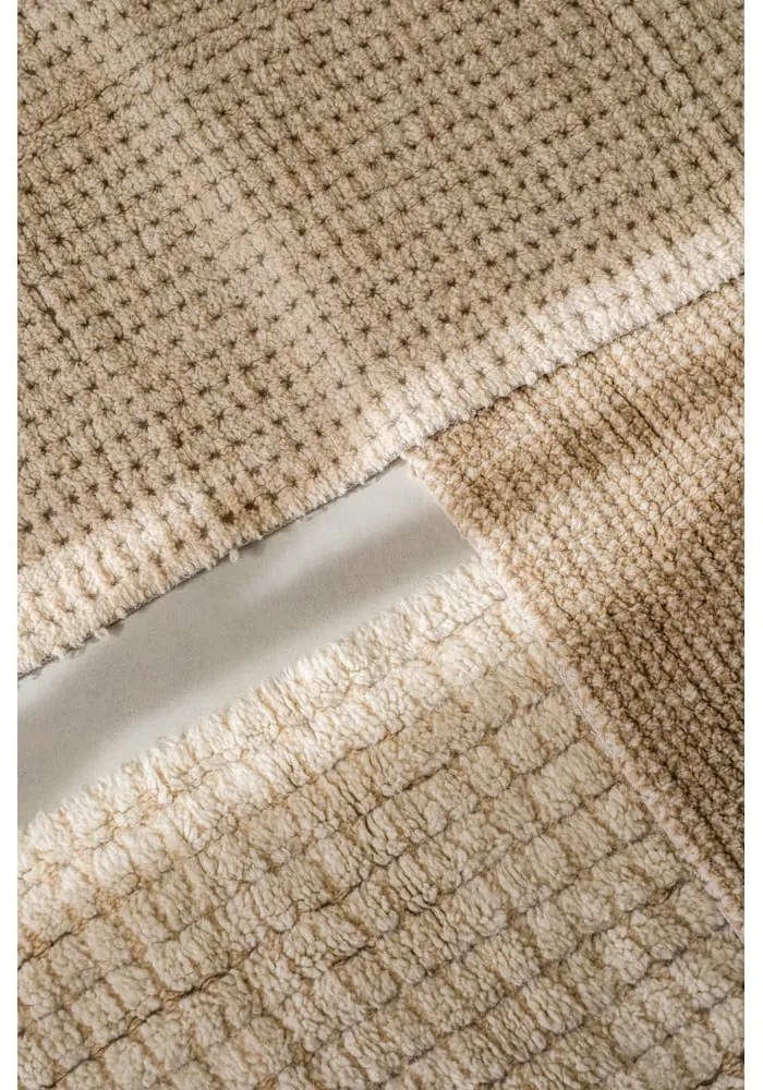 Prateľný/ručne tkaný vlnený koberec v prírodnej farbe 170x240 cm Unexpected Wool – Lorena Canals