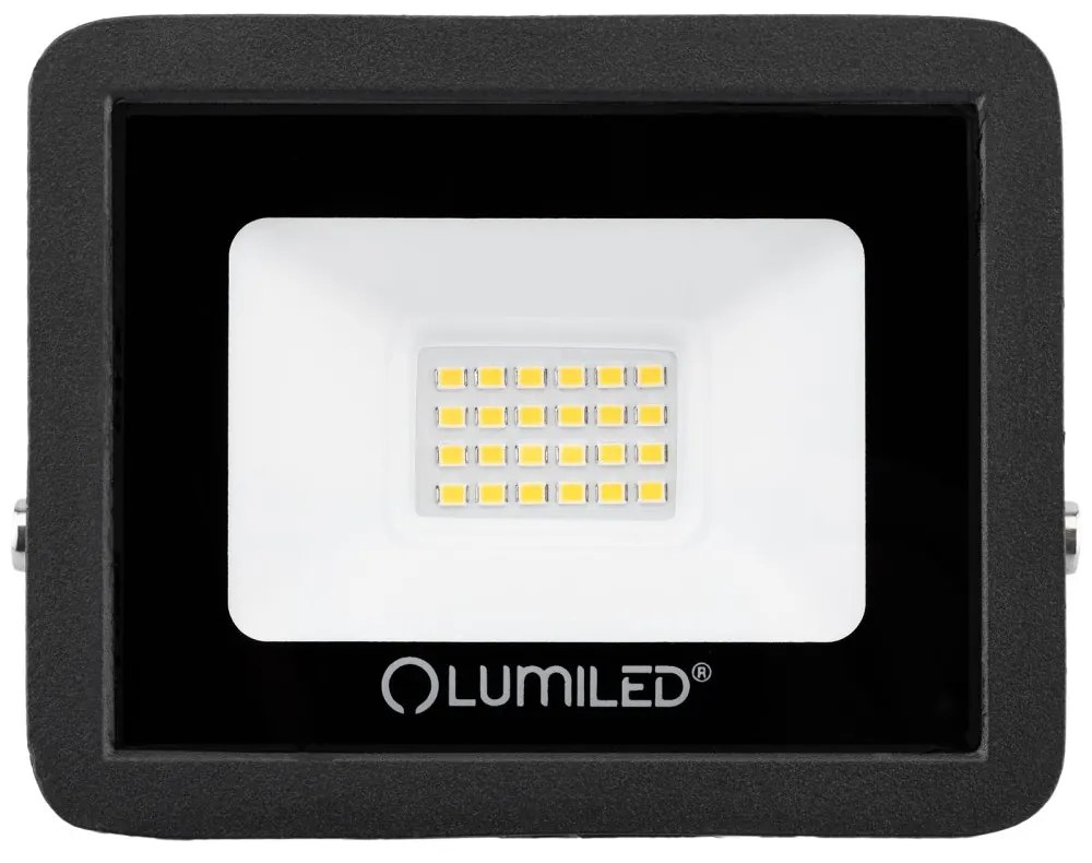 LED reflektor ZUNA 20W 1800lm 4000K IP65 Black LUMILED