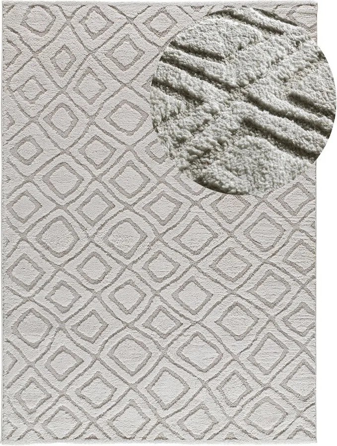 Sivý koberec 64x120 cm Juno – Universal