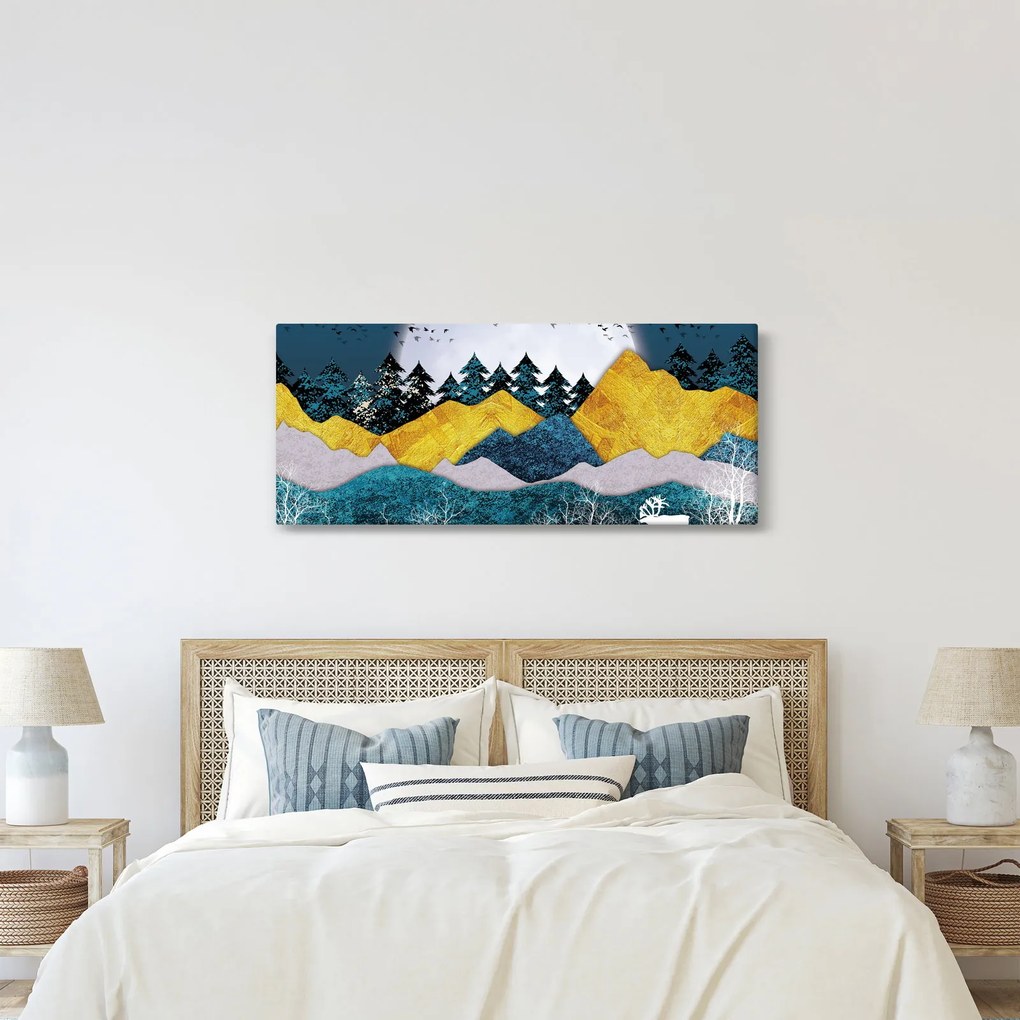 Obraz - Polárna krajina (120x50 cm)