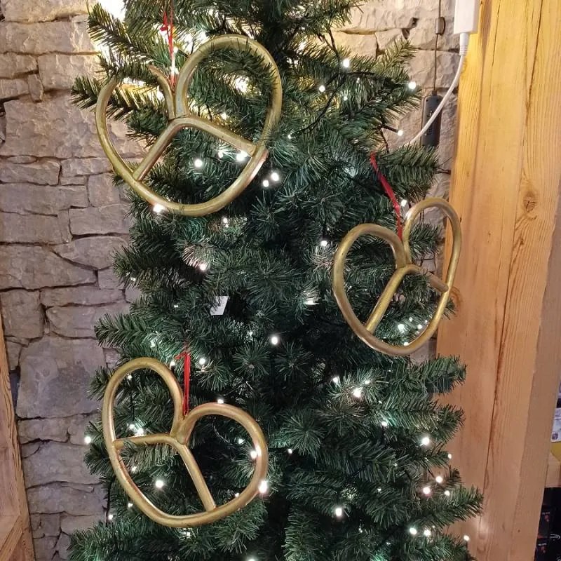 DECOLED Preclík, 25,3 x 18,7 cm, zlatý