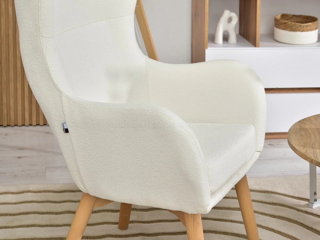 Kreslo Leto (biela + čierna). Akcia -20%. Vlastná spoľahlivá doprava až k Vám domov. 1110181