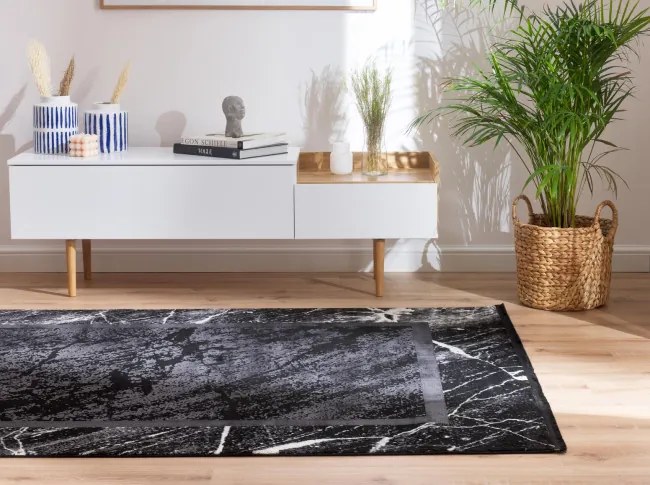 Koberec Arte Norwalk Marble čierny