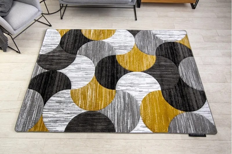 styldomova Moderný koberec alter Geo zlaté mušle