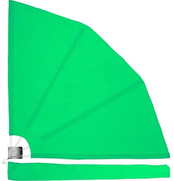 STILISTA Balkónová tieniaca zástena, 140 x 140 cm, zelená
