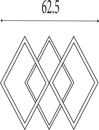 Searchlight 83510GO - Stmievateľné LED stropné svietidlo FENCE LED/25W/230V