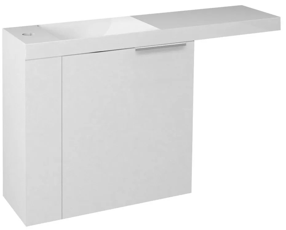 Biela závesná skrinka bez umývadla 50x50 cm Latus Vi – Sapho