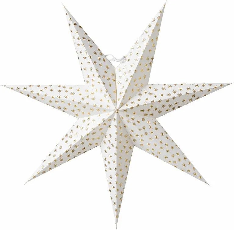 Watt & VEKE Závesná svietiaca hviezda Asta Gold 60 cm
