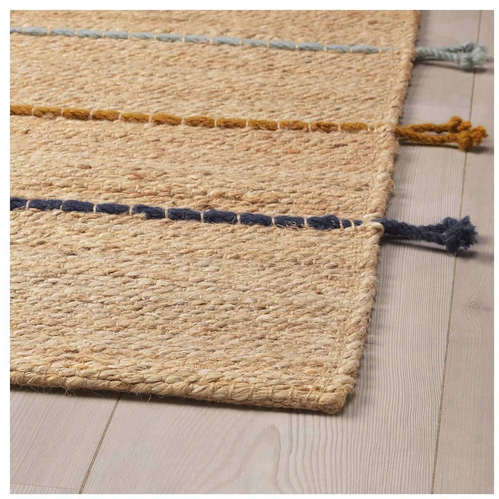 IKEA RAKLEV Koberec tkaný ručne vyrobený, prírodný, 70 x 160 cm