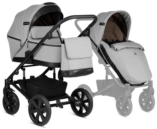 Kočík Noordi Aqua 2v1 Light Grey