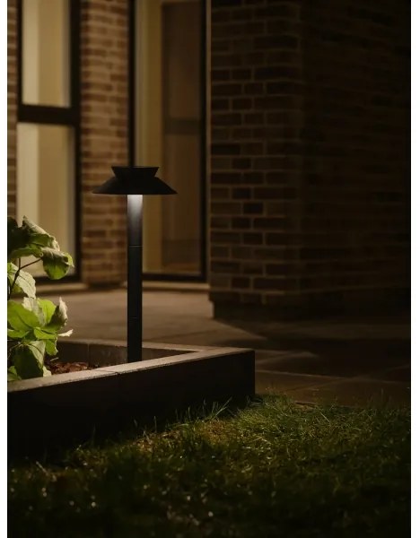 Nordlux - LED Solárna lampa so senzorom LED/5W/3,7V IP44 čierna