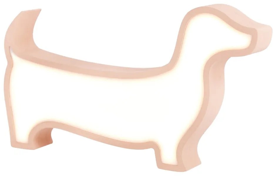 Ružová detská lampička Dog - Candellux Lighting