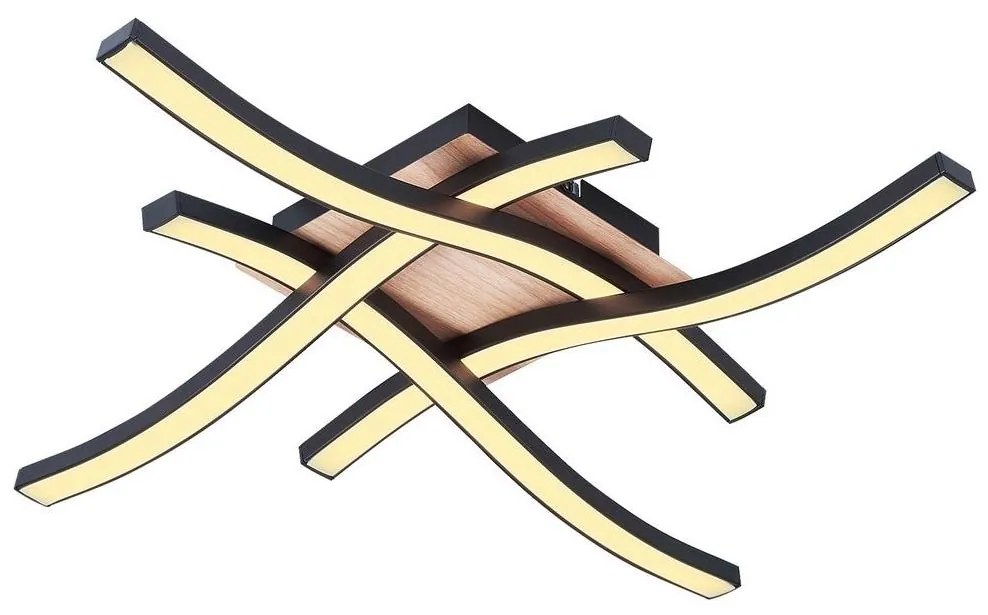 Rabalux 2281 - LED Prisadený luster HEIMDALL 4xLED/20W/230V