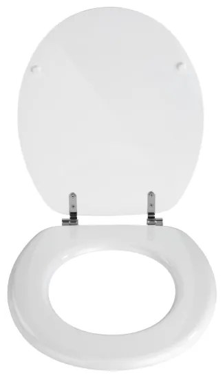 WENKO 154008100-WC sedátko VALENCIA 43x36 cm biela/strieborná