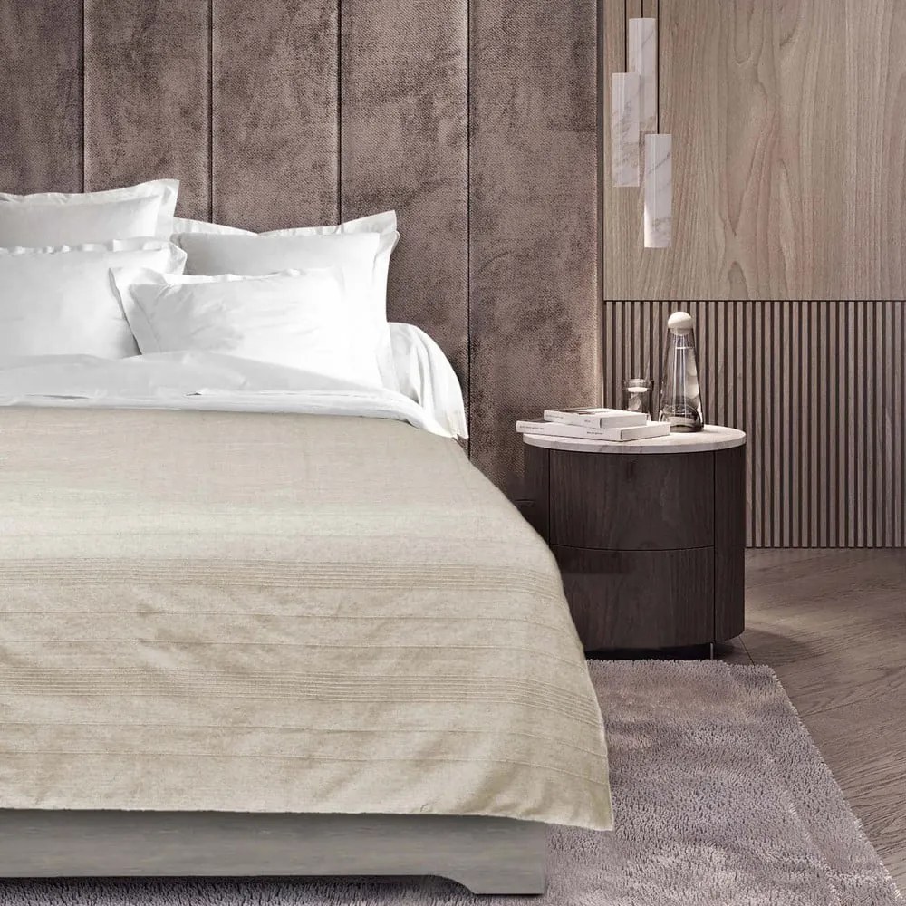 Krémový pléd 180x220 cm Lucile – douceur d'intérieur