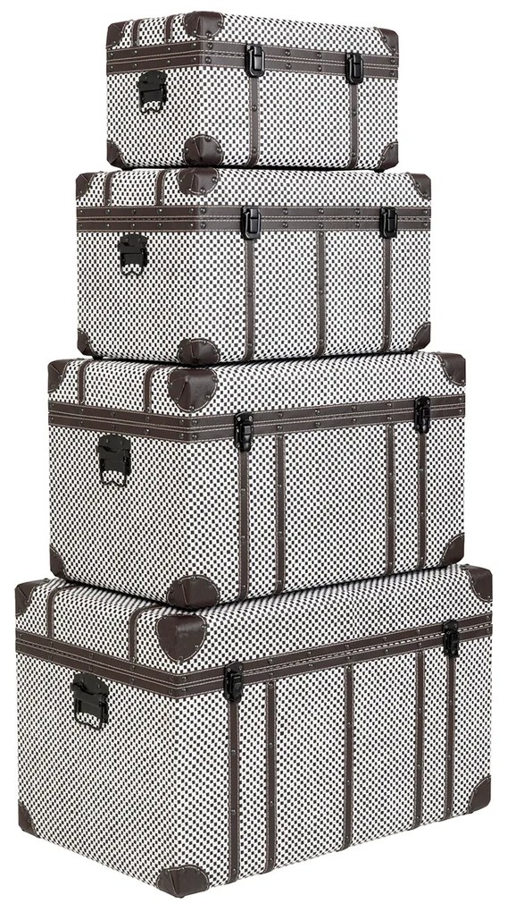 Espresso set štyroch úložných boxov