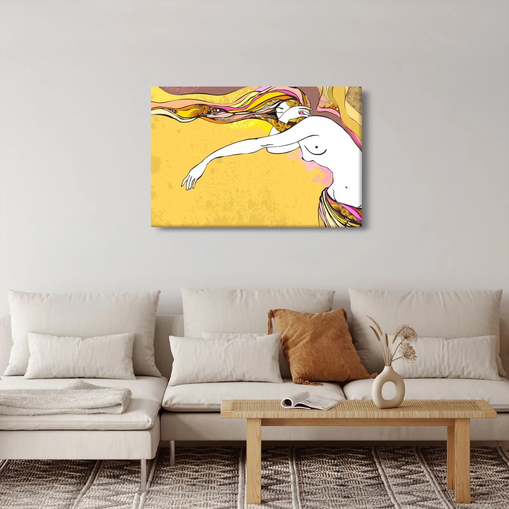 Obraz - Dievča (90x60 cm)