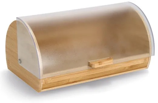 Zeller Present Chlebník veľký, bambusový s transparentným odklápacím vekom
