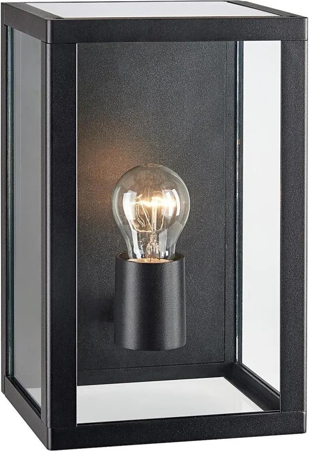 Markslöjd 107113 - Vonkajšie nástenné svietidlo PELHAM 1xE27/60W/230V IP44 čierna