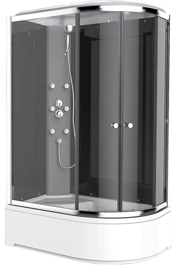 Hydromasážný box Kaja Ľavý 120/80 W.B. 5-El