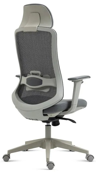 BONTEC Kancelárska stolička, synchrónny mechanizmus, sivá sieťovina, KA-V321 GREY Farba: Šedá