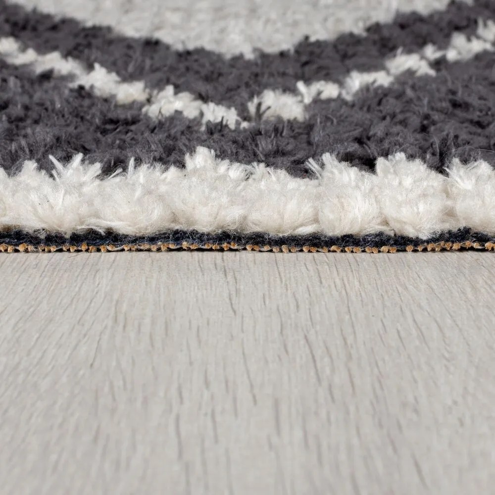 Flair Rugs koberce Kusový koberec Domino Zaid Berber Monochrome - 160x230 cm