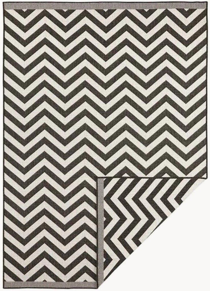 Obojstranný koberec's cikcak vzorom do interiéru/exteriéru Palma