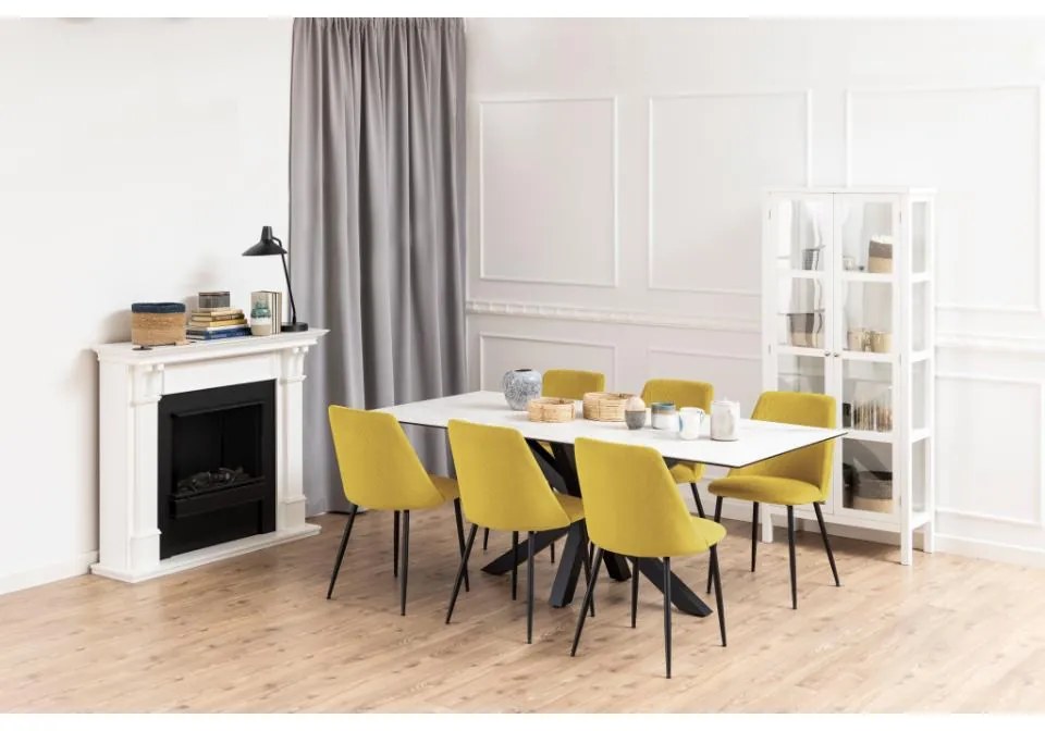 Jídelní židle Ines žlutá
