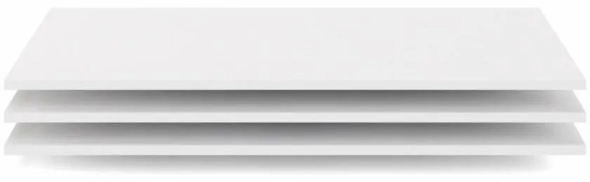 Doplnkové police do šatníkovej skrine v súprave 3 ks (šírka 89 cm) Verona – Tvilum