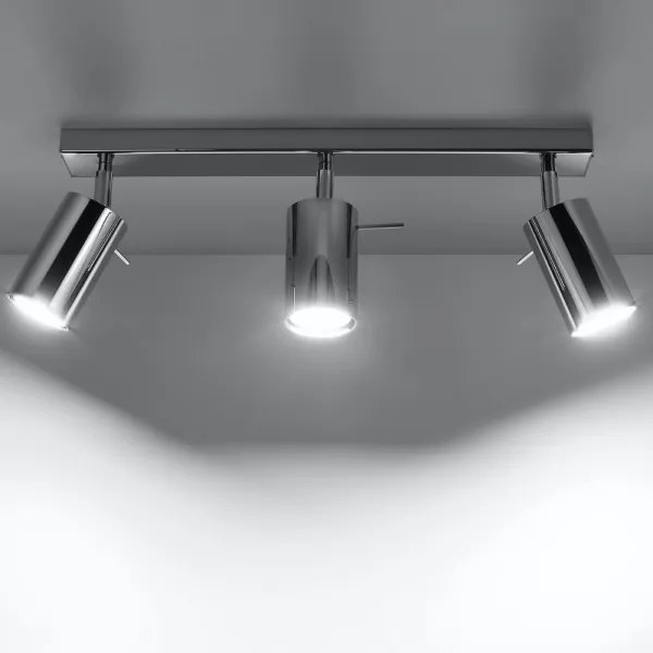 Sollux SL.0729 - Bodové svietidlo RING 3xGU10/10W/230V