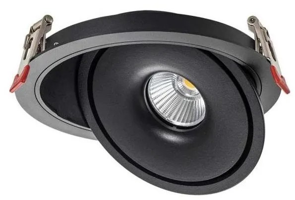 LED Podhľadové bodové svietidlo LED/28W/230V 3000/4000/6400K pr. 20 cm čierna