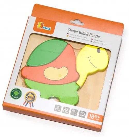 Prvé detské puzzle Viga 59933 korytnačka