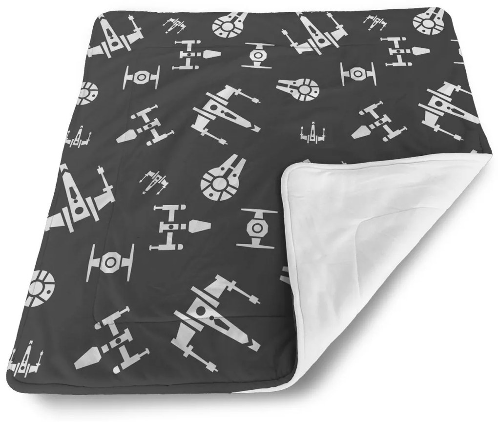 Sablio Deka pre bábätko Star Wars Vesmírne lode Pattern - 80x100 cm